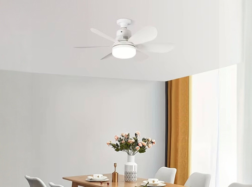 Ventilador Con Foco Led De Techo