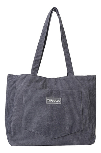 A Bolso De Pana Para Mujer Con Bolsillos Y Compartimentos,