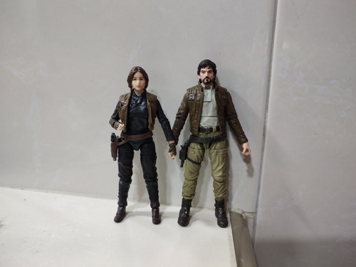 Star Wars Tvc Rogue One Jyn Erso Y Cassian Andor 3.75 (Usado)
