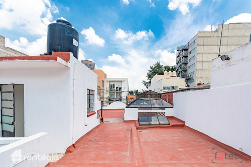 Casa De 120 M² En Venta/renta En Col. Del Valle Con Estudio Y Cuarto De Servic