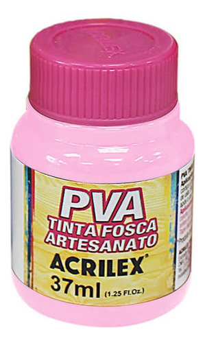 Tinta Fosca Artesanato Pva 37ml - Rosa Bebê 813 - Acrilex