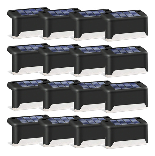 Paquete De 16 Luces Solares Led Impermeables Alimentadas Por
