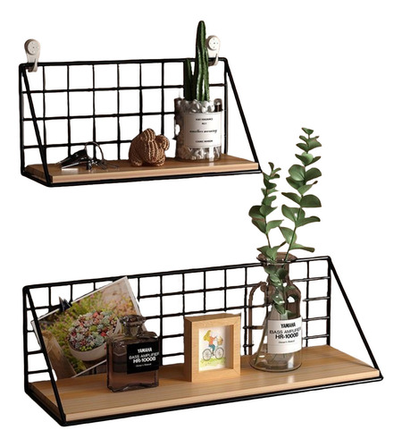Organizador Pared Hierro Sin Taladro-multiusos Hogar-m