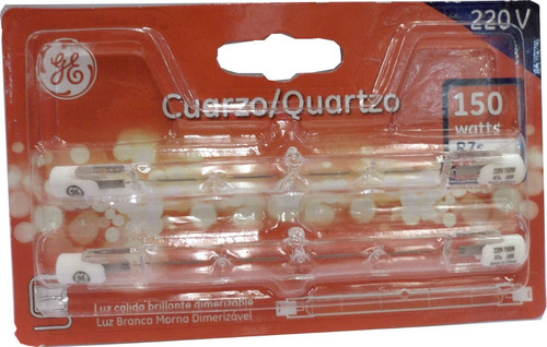 Lampara Cuarzo Halogena 150w 118mm Dimerizable G. Electric