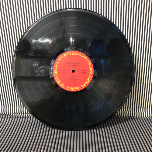 Ozzy Osbourne The Ultimate Sin Lp Japonês Com Obi Estandar (Usado)