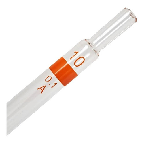 Pipeta Serologica Vidrio Clase A 10 Ml Div 0.10 Ml Jf Lhabo