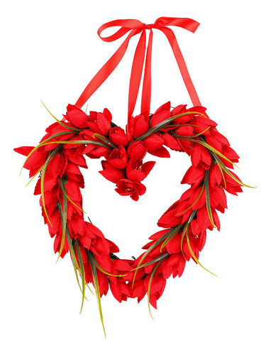 Colgante N Wreath Para Decoración Del Día De San Valentín, T