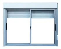 Comprar Ventana Con Cortina 1.50x1.00 Serie 20 Aberturas A Medida Blanco