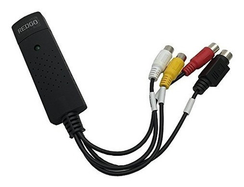 Tarjeta De Captura De Vídeo Redgo Vídeo Vhs Audio Vcr Usb Al