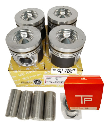 Set Piston Std Isuzu Nkr 3.0 07-19 4jj1-t Dohc 16v