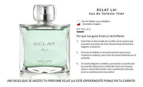 Eclat lui online eau de toilette