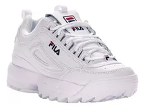 Comprar Tenis Fila Disruptor Li Color Blancos De Plataforma 100% Originales