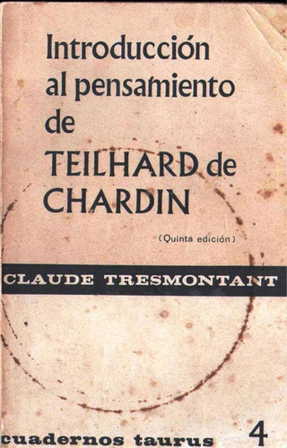 Introduccion Al Pensamiento De Teilhard De Chadin