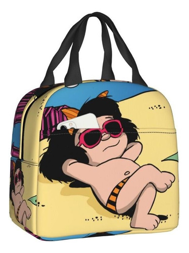 Bolsa De Almuerzo Con Aislamiento Happy Mafalda Para Escuela