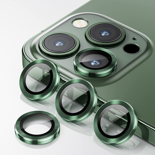 Protector Lente Camara Para iPhone 13 Pro Max Alpine Green