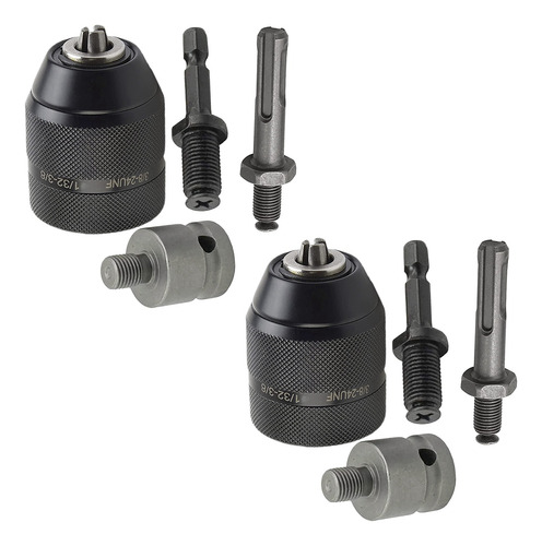 Adaptador De Portabrocas Profesional Sin Llave De 0 8-10 Mm