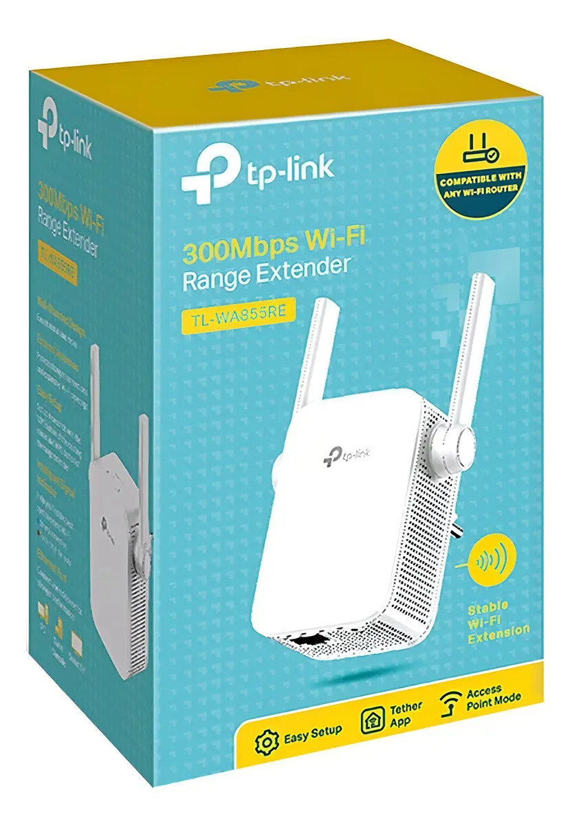 Repetidor de Sinal Wi-fi N 300mb Tl-wa855re Cor Branco Tp-link · foto 3