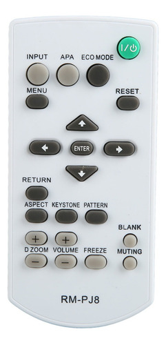 Reemplazo De Control Remoto Del Proyector Rm Pj8 Para Vpl Dx