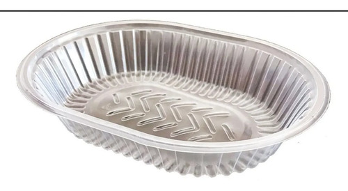 Imagen 1 de 2 de Bandeja Plastica Nro 105 Ovalada X100 Unidades