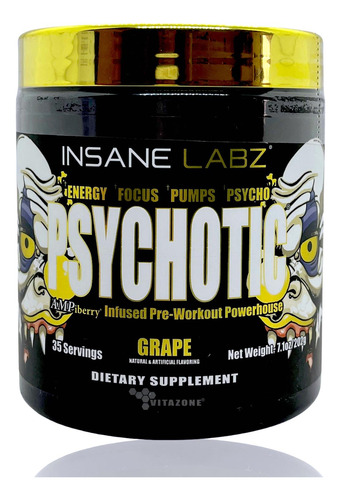 Psychotic Gold Uva 35 Serv. Insane Labz.