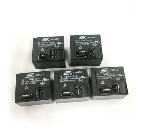 Relé De Potencia Sli-12vdc-sl-a De 5 Piezas Dc 12v 30a Norma