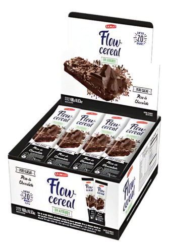 Barra Cereal Flow Sin Azúcar Piso Chocolate - Caja X 20un