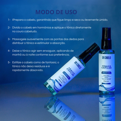 Tônico Capilar Dr.cabelo 60ml Fortalecimento E Crescimento
