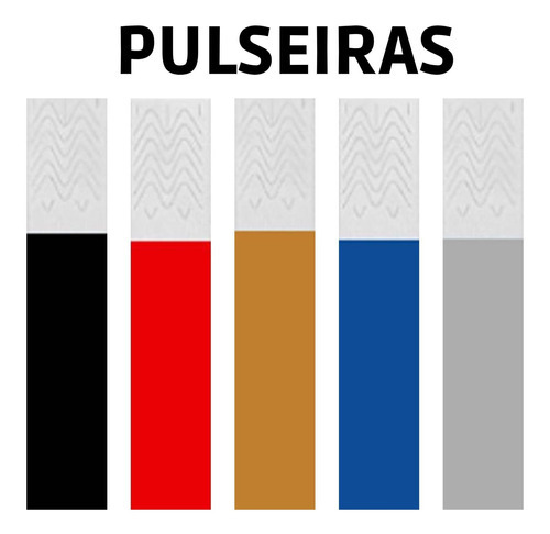 40 Pulseiras De Identificação Para Eventos Silver Festa