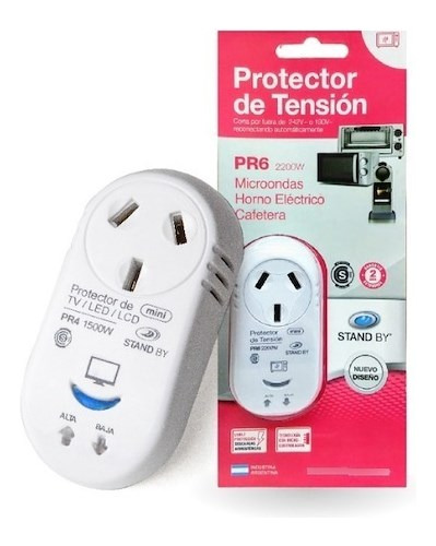 Protector De Tensión Pr6 1200w Pequeños Electrodomesticos