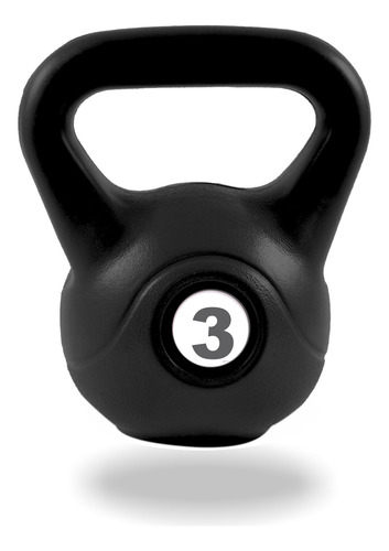  Kettlebell Pesa Rusa 3 Kg Recubierta Pvc Crossfit -