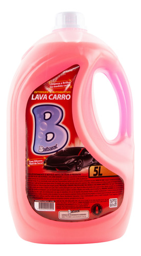 Detergente Automotivo Lava Carro Com Silicone 5 Litros Barbarex