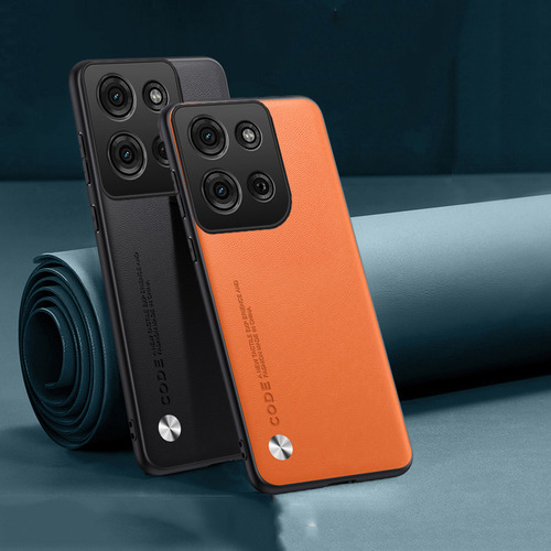 Funda Para Moto Edge 60 Fusion 5g Cáscara Piel Simple+mica