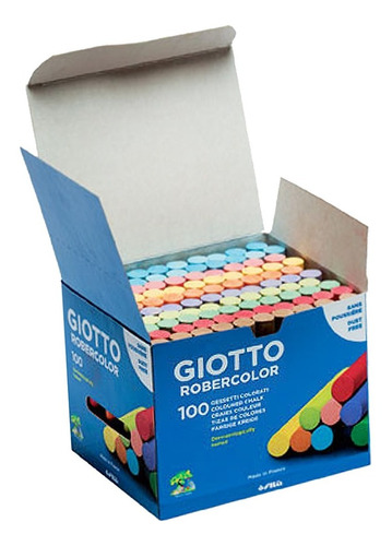 Tizas Giotto Robercolor Caja X 10 Colores Mas Intensos 