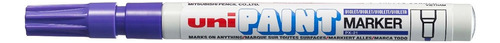 Marcador Permanente Uni Paint Marker Px21 Roxa