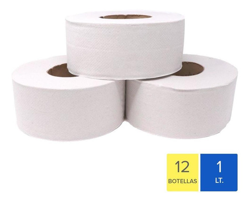 Imagen 3 de 3 de Caja Papel Higiénico En Bobina Marli Jumbo Jr. Con 12 Rollos