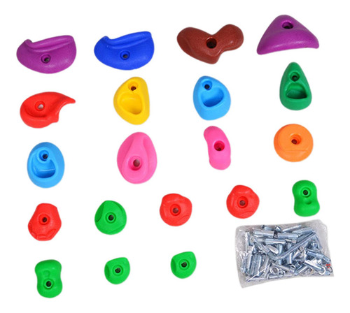Soportes Para Escalada En Roca, Kit De Juego De 20 Piezas