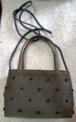 Cartera Pequeña De Fiesta, En Raso Gris