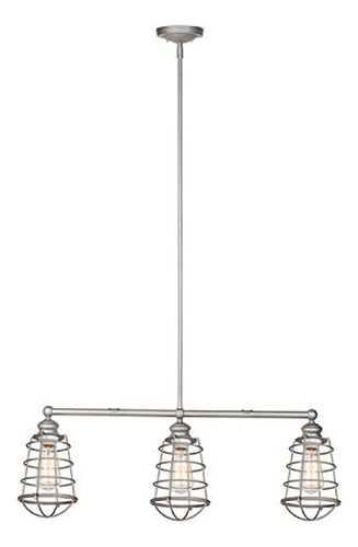 Design House, 519736 ajax 3 luces, Luz Para Tocador, Bronce.