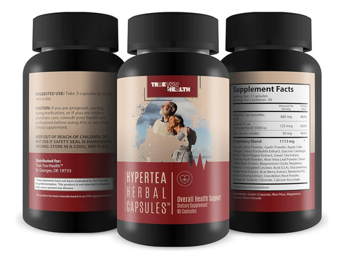 Hypertea Cápsulas De Hierbas Apoyo General De La Salud