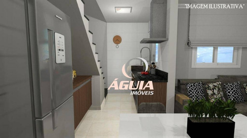 Imagem 4 de 18 de Cobertura Com 2 Dormitórios À Venda, 52 M² Por R$ 400.000,00 - Vila Eldízia - Santo André/sp - Co0829