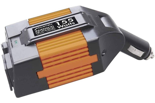 Inversor De Corriente 12v-110v/155w/usb/2100ma Mitzu 09-9155