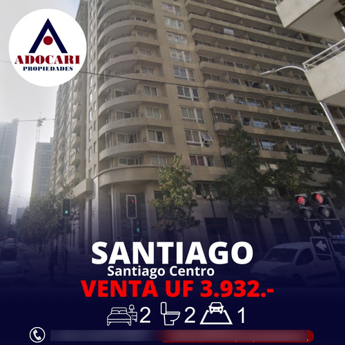 Santiago / Depto Santiago Centro / 2d - 2b - 1e - 1b