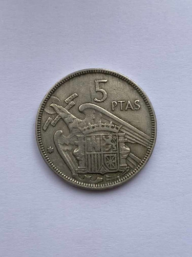Moneda De 5 Pesetas De España Del Año 1957