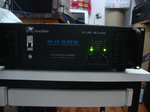 1 Potência Machine Mod.sbx 8.0 5700 Em  2 Ohms Line Ab Class