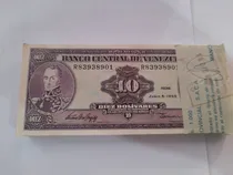 Comprar 100 Billetes De 10 Bolívares Consecutivos 5 De Junio De 1995