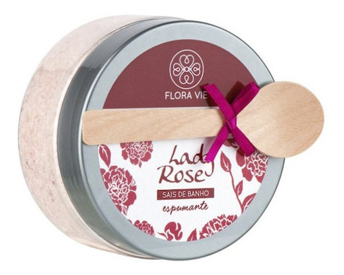 Kit Lady Rose Flora Vie Sais De Banho + Esfoliante Corporal