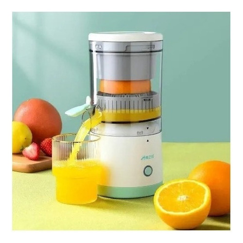 A Exprimidor Eléctrico Recargable De Zumo De Fruta, Naranja