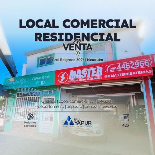 Amplio Local Comercial/ Residencial En Venta| Nqn