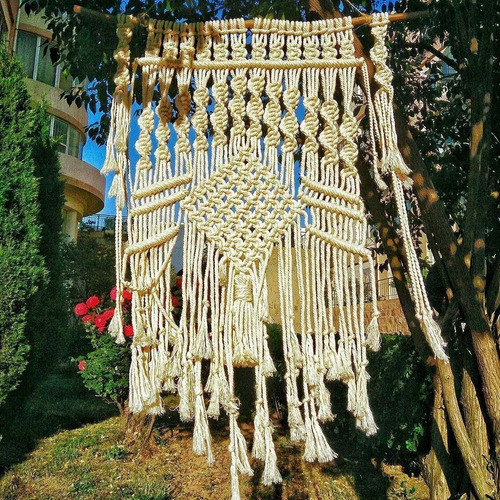 Cordón Algodón Torcido 4mm 100 Metros Para Macramé