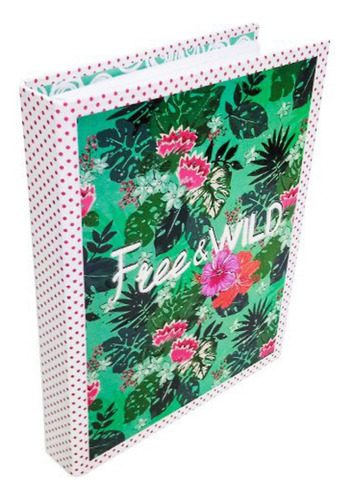 Carpeta A4 Premium 3 Anillos+rep 120h Free Wild